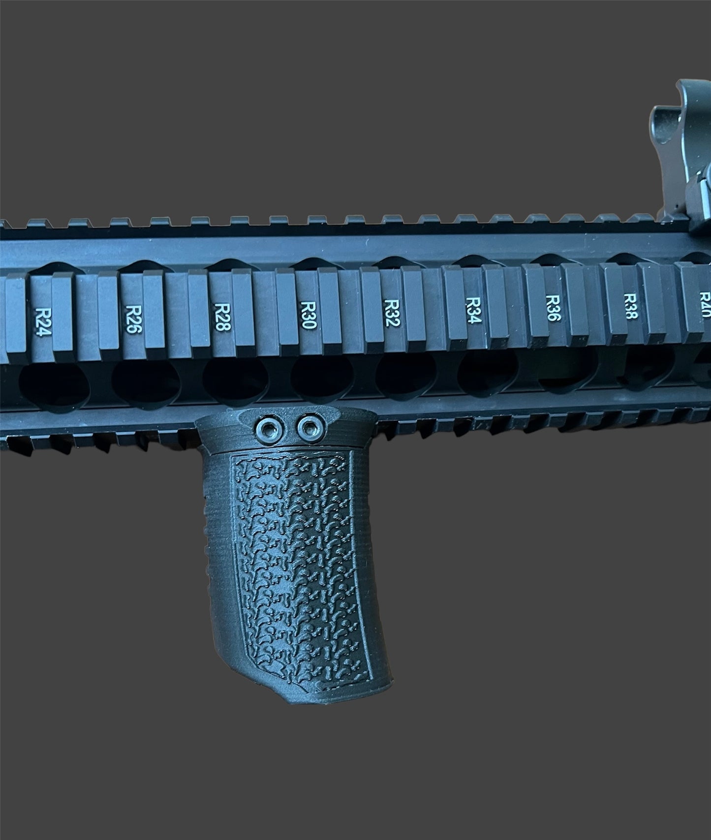 Mostly Vertical Grip Picatinny